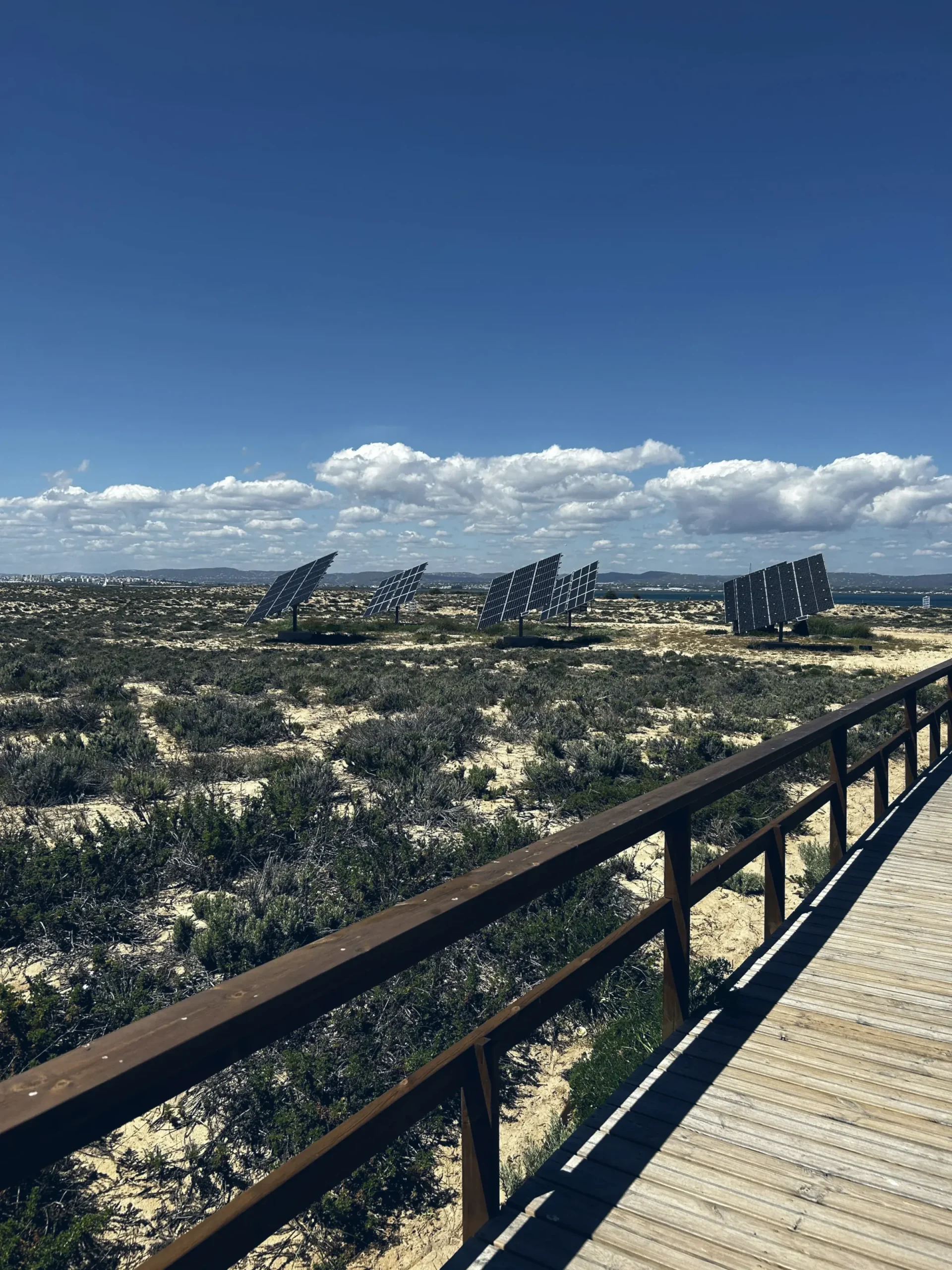 Painéis solares no Algarve